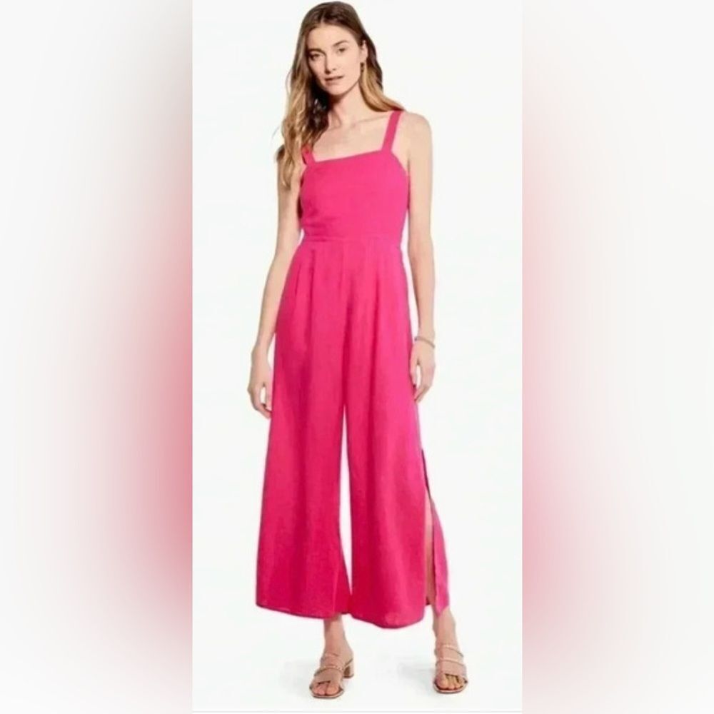 NWT NIC+ZOE Vibrant Pink Jumpsuit, US4